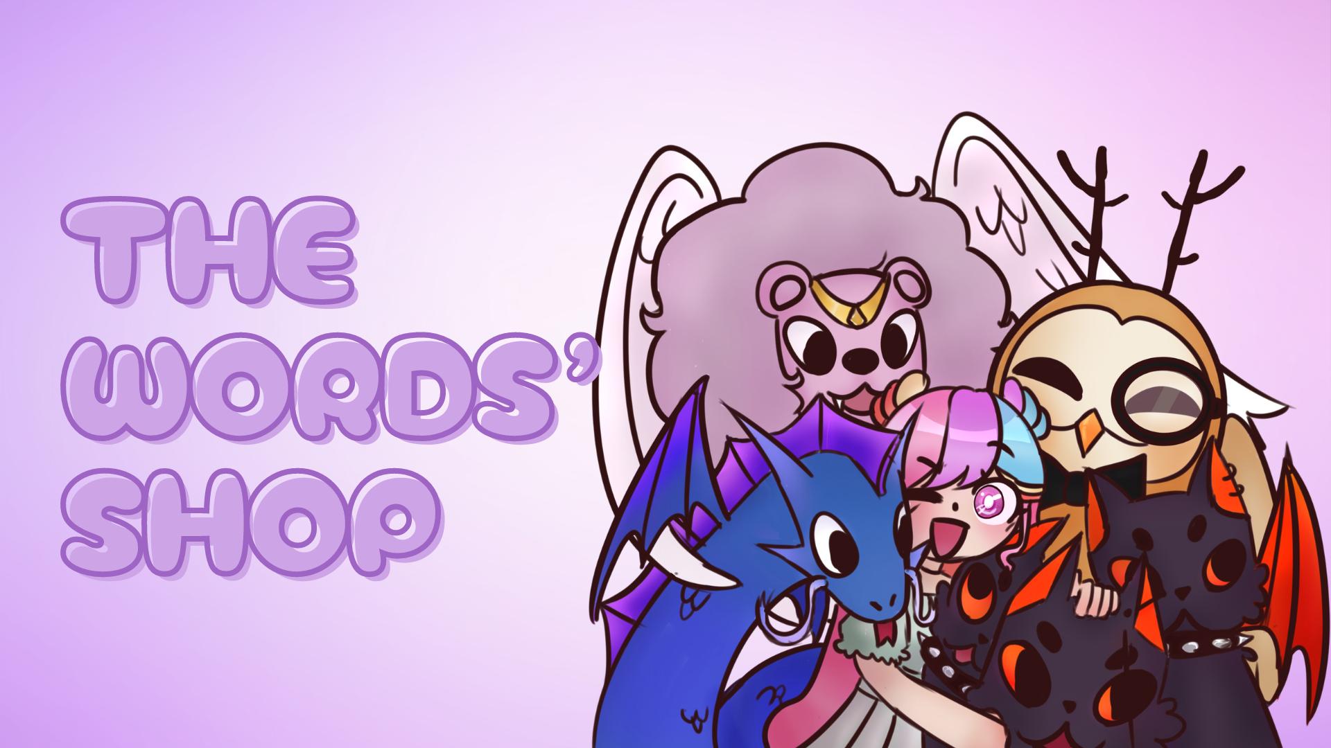 Discovery splash banner for ꮺ₊˚. the words' shop ഒ꒱꒱ 🤍 Discord server