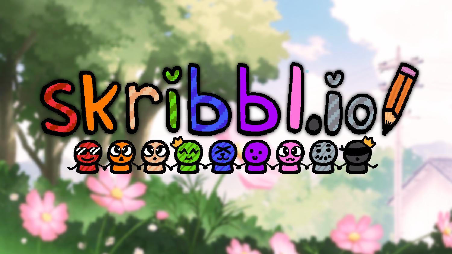 Discovery splash banner for Skribbl.io & More! 🌷 Discord server