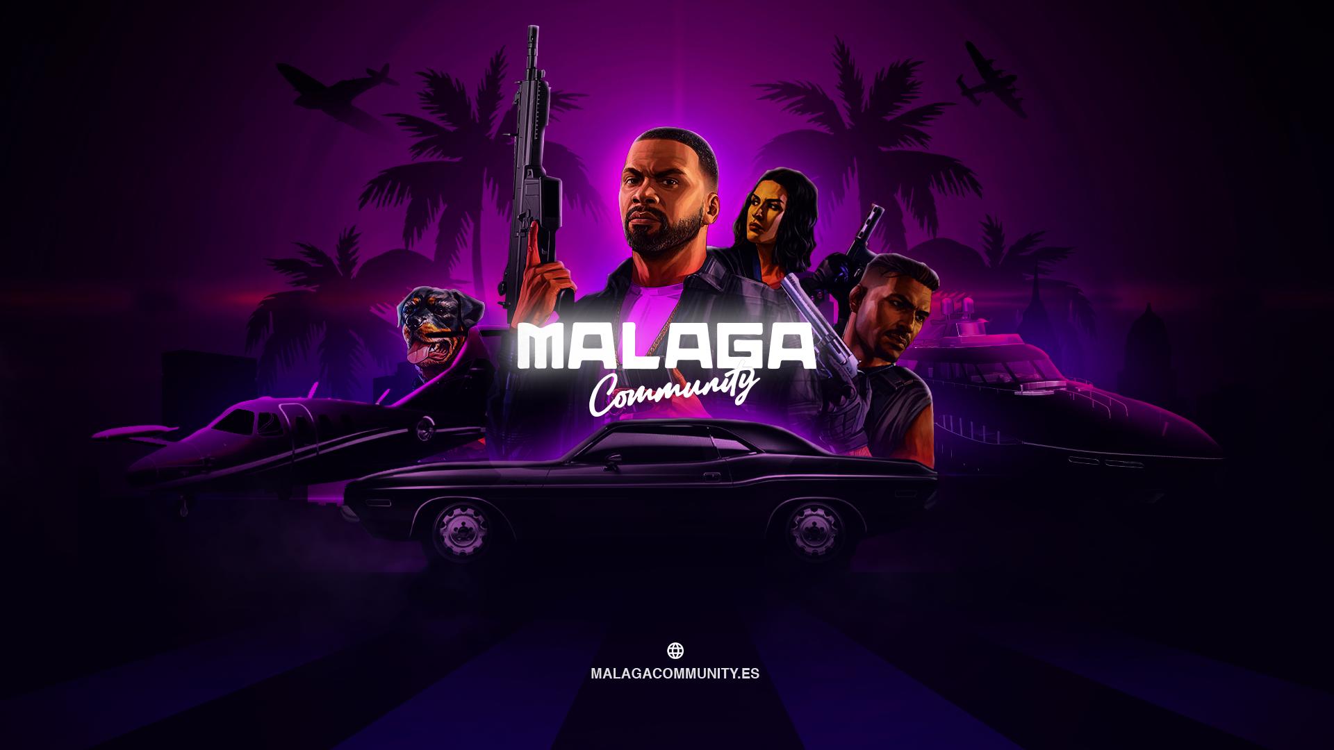 Discovery splash banner for Malaga Community Discord server