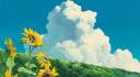 Discovery splash banner for sunflower study Discord server