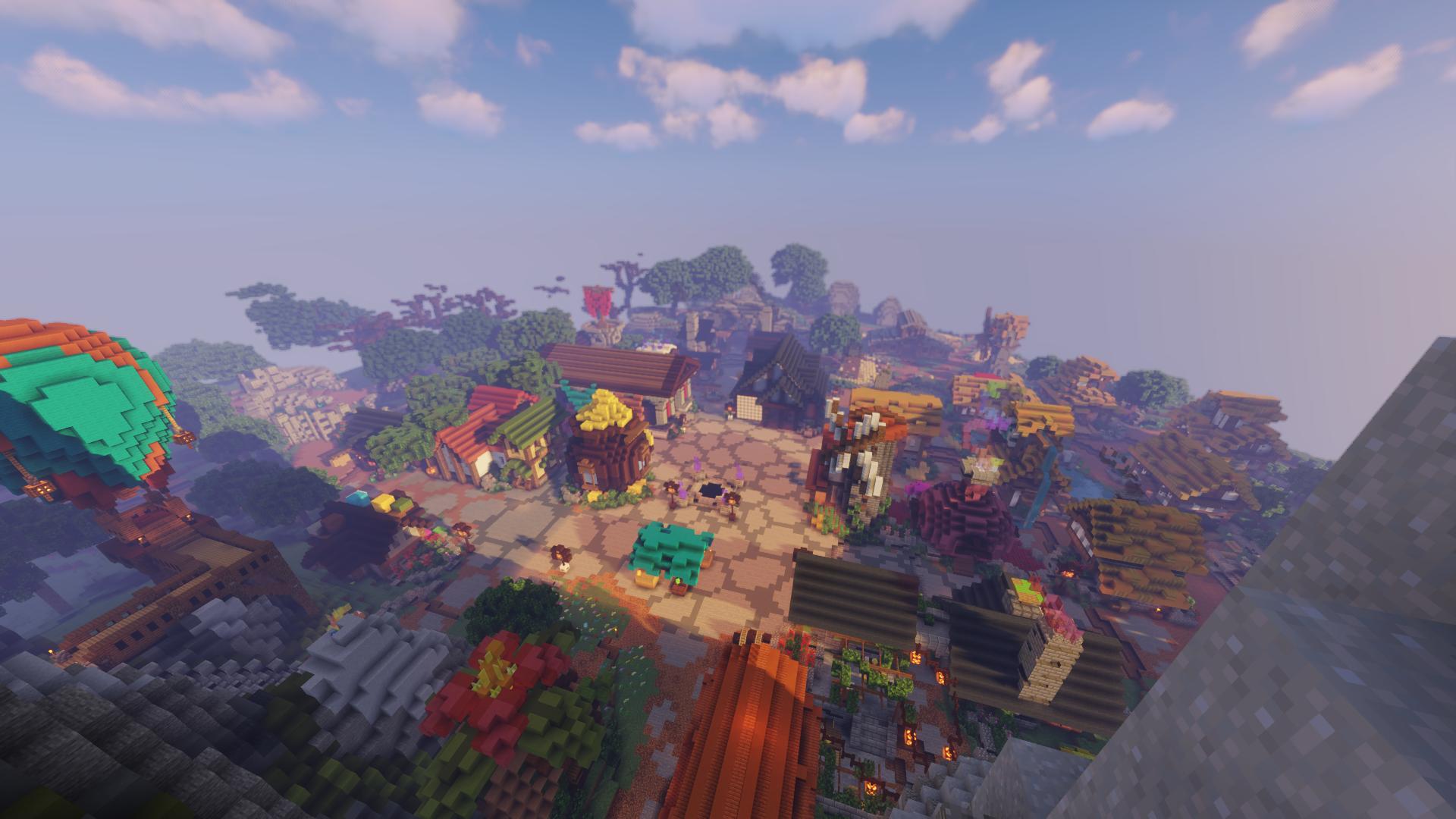Discovery splash banner for Hypixel Skyblock Polska Discord server