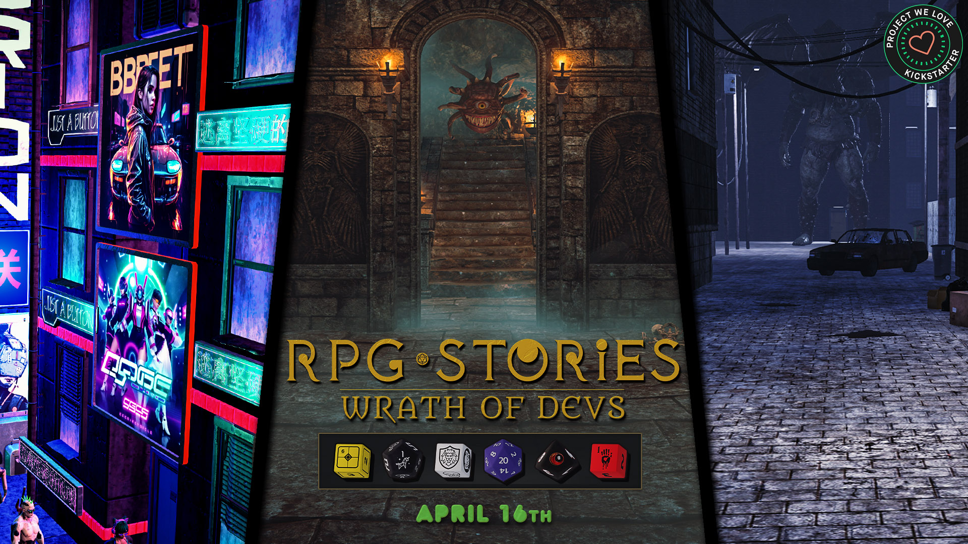 Discovery splash banner for Brave Alice Games Discord server