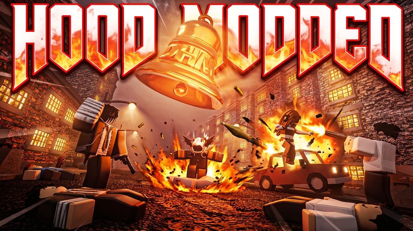 Discovery splash banner for Hood Modded Discord server