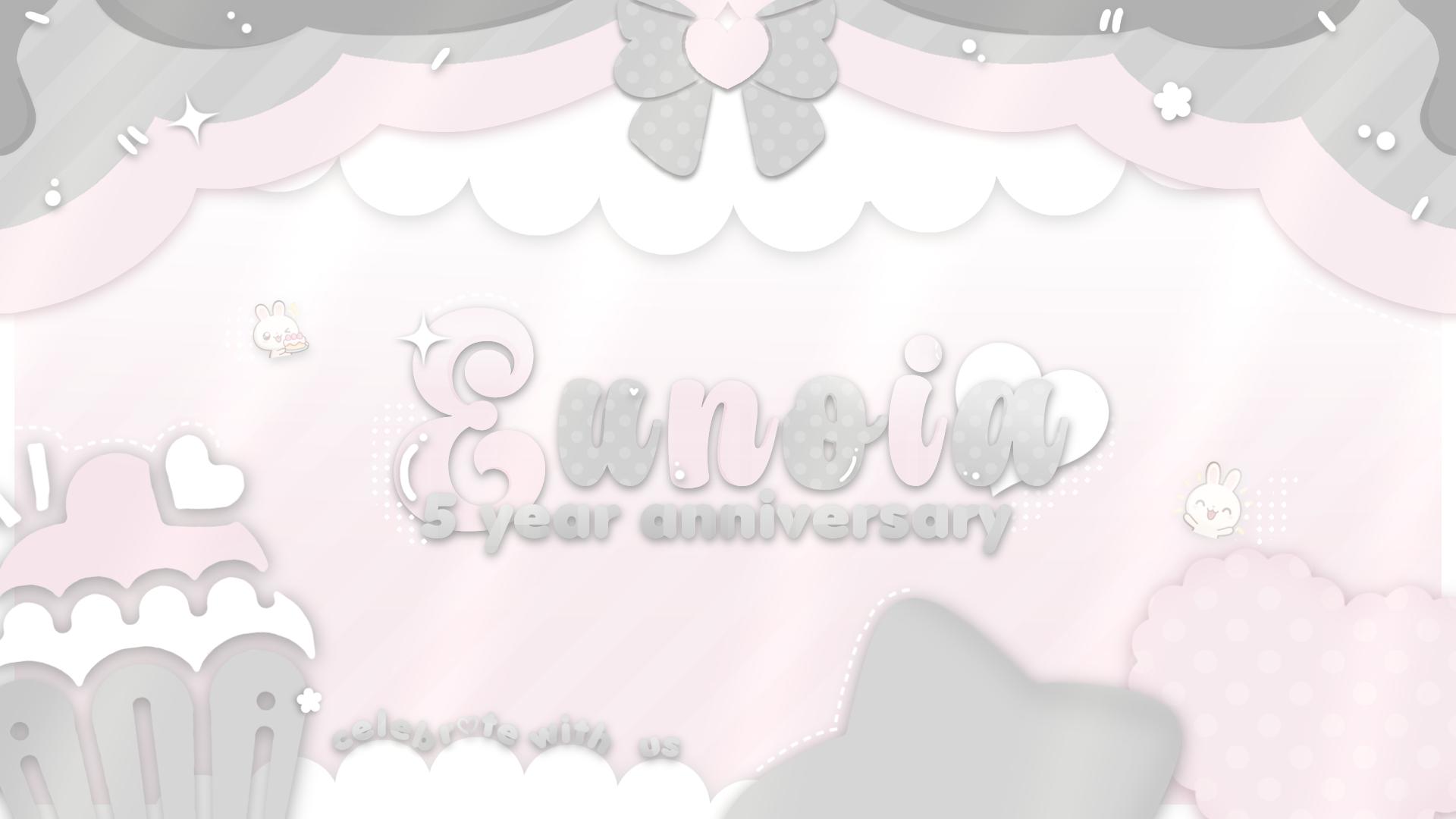 Discovery splash banner for ๐ชฝึช eunoiฮฑ โ
happy 5 years ! Discord server