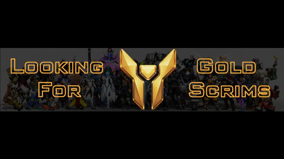 Discovery splash banner for Looking For Gold Scrims Discord server