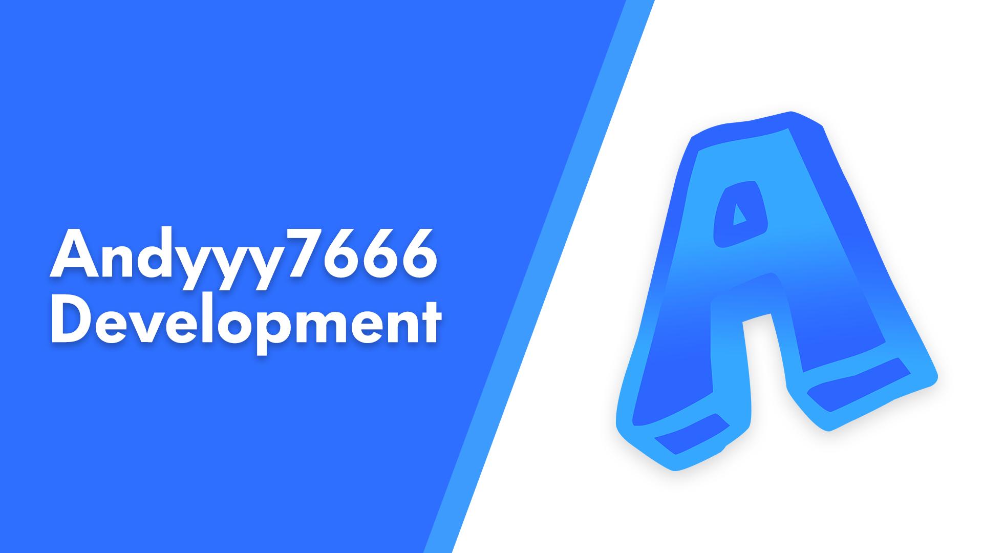 Discovery splash banner for Andy’s Development Discord server