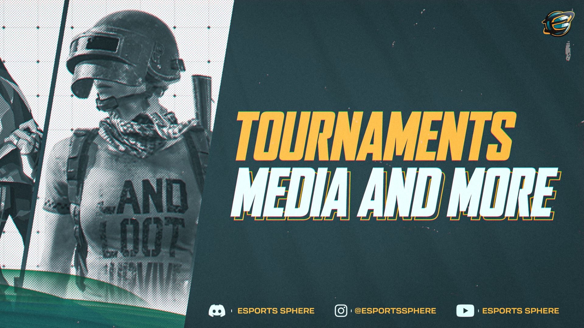 Discovery splash banner for EsportSphere Discord server
