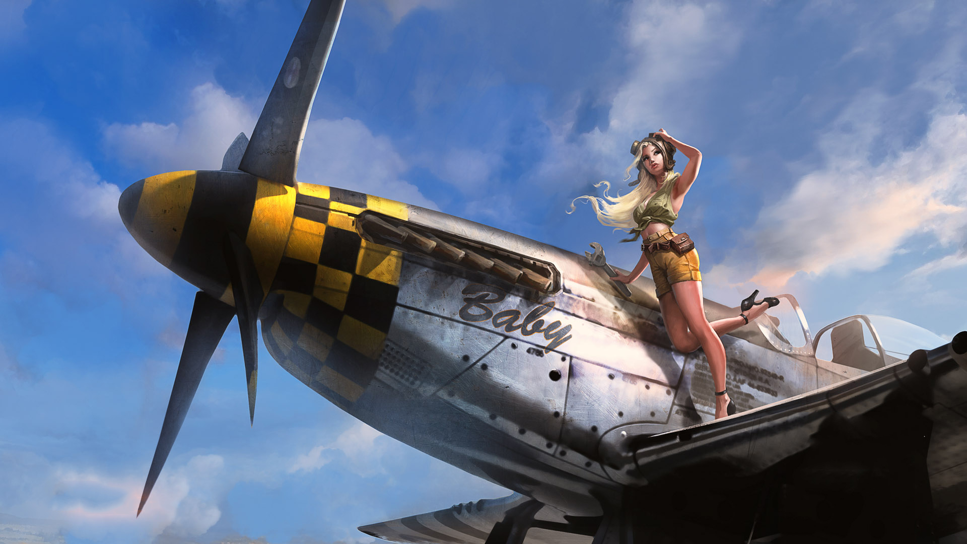 Discovery splash banner for War Thunder Club Discord server