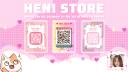 Discovery splash banner for ˚ ༘♡ ⋆。˚ 𝓗𝓮𝓷𝓲 𝓢𝓽𝓸𝓻𝓮 ˚ ༘♡ ⋆。˚ Discord server