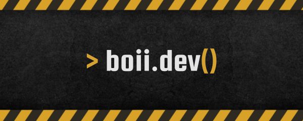 Discovery splash banner for boii.dev Discord server
