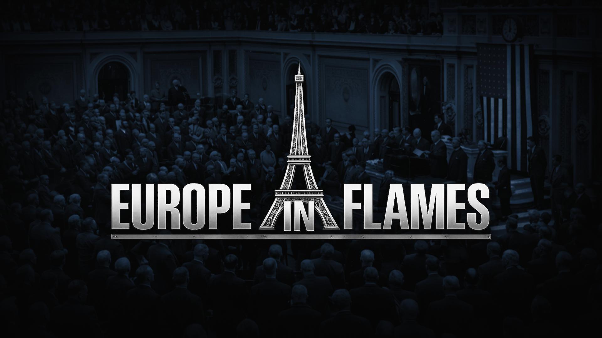 Discovery splash banner for Europe in Flames AGORA Discord server