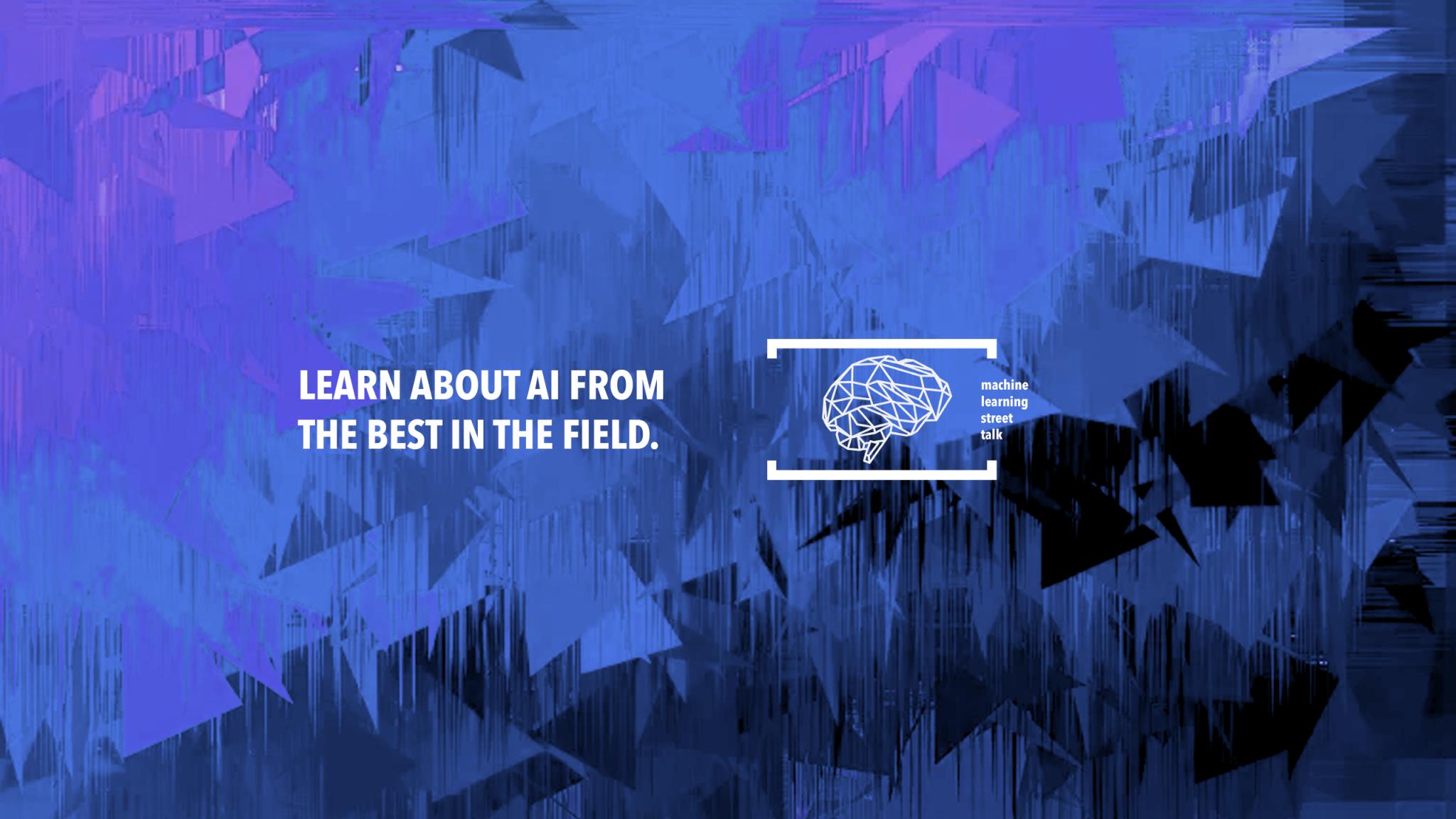 Discovery splash banner for Machine Learning Street Talk (MLST) Discord server