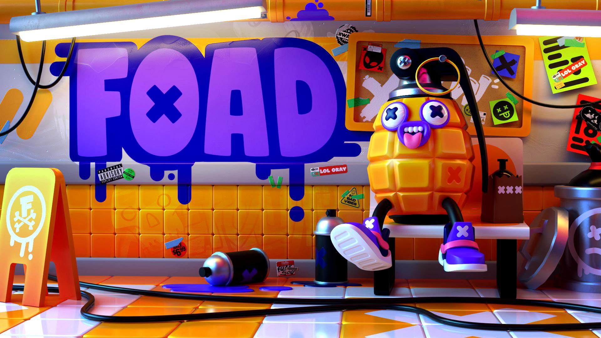 Discovery splash banner for FOAD Discord server