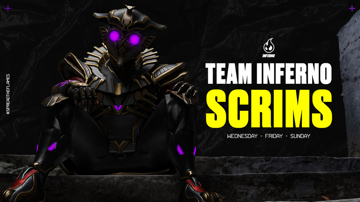 Discovery splash banner for INF Tournaments 🔥 Discord server