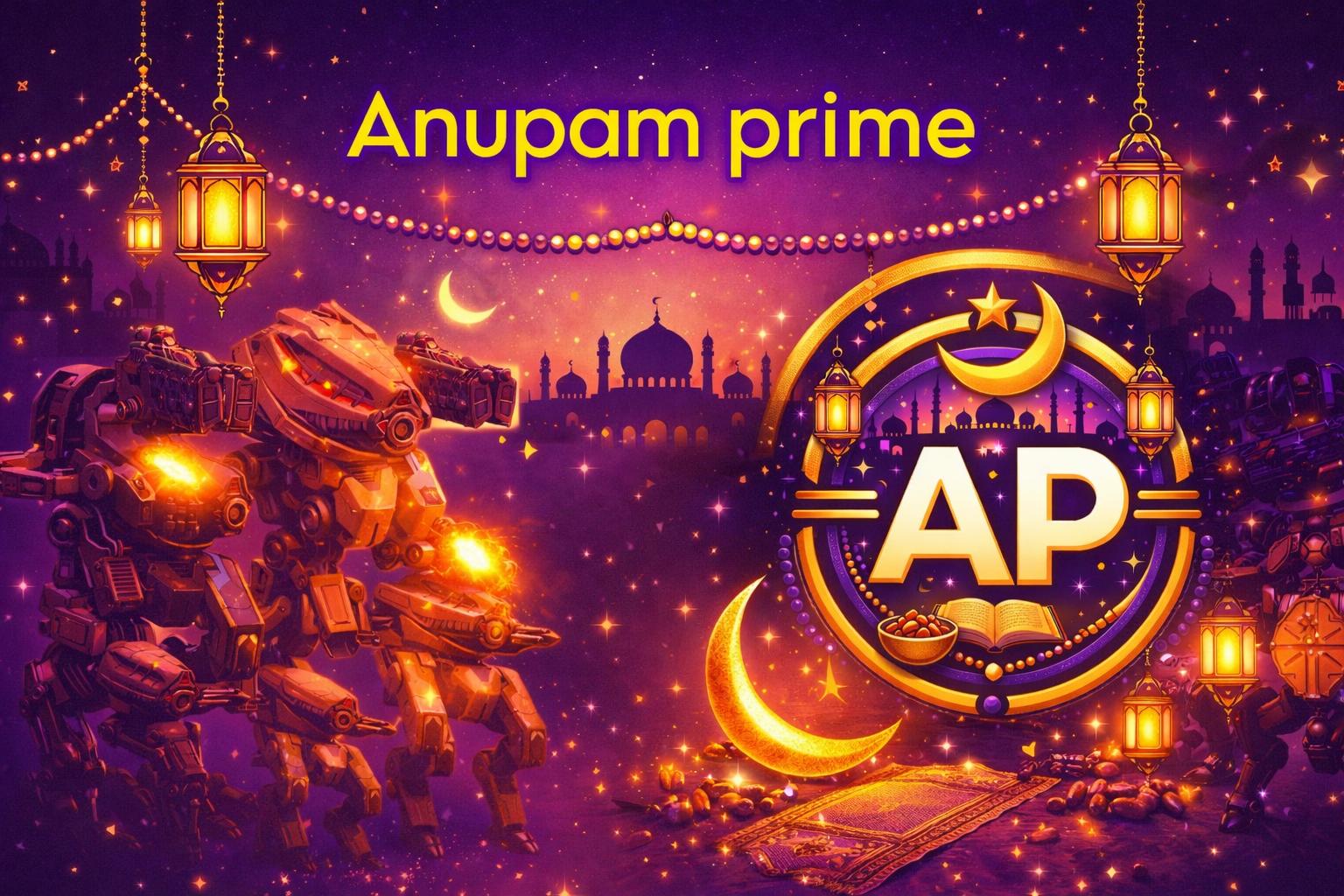 Discovery splash banner for 🔩 Anupam prime ⚙ Discord server