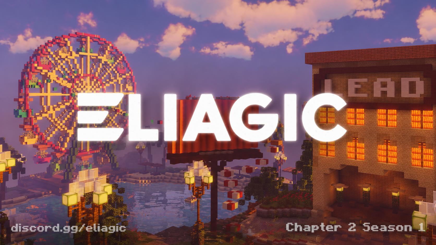 Discovery splash banner for Eliagic Discord server
