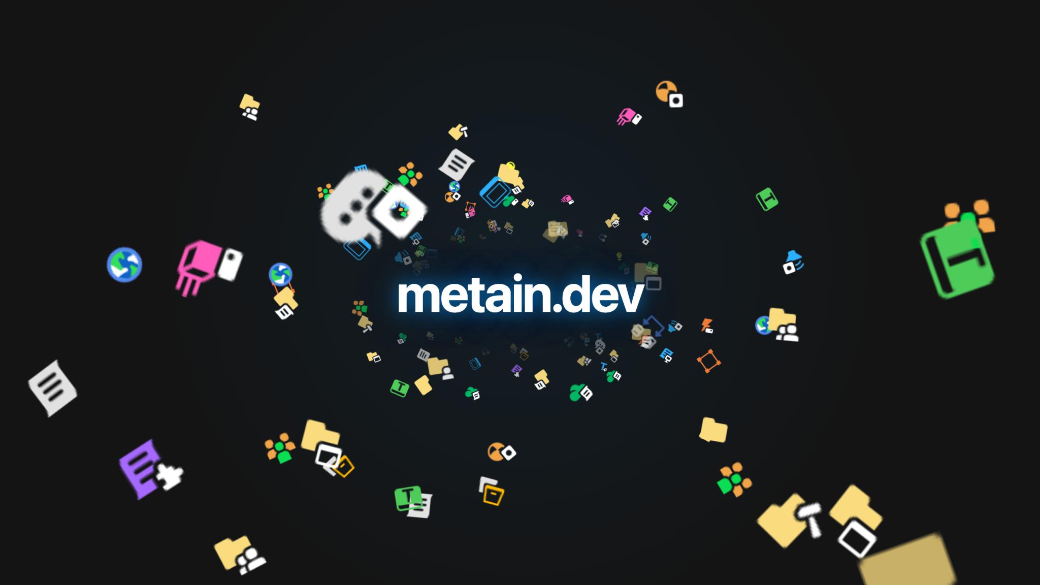 Discovery splash banner for Metain Discord server