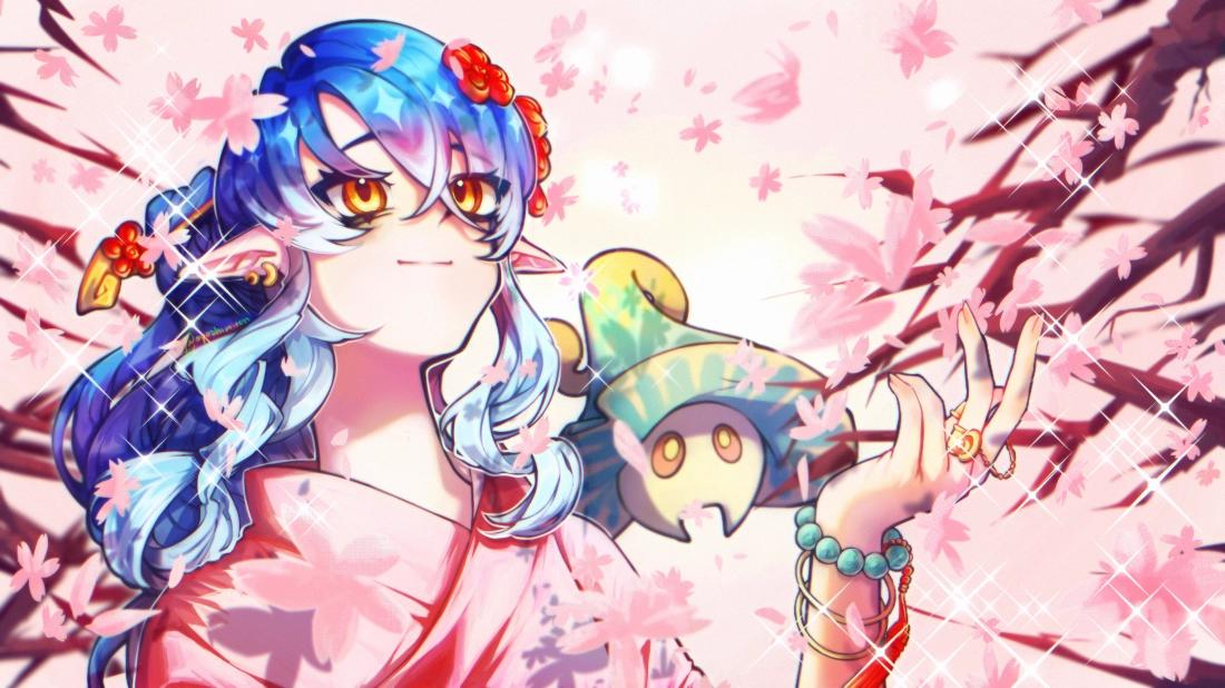 Discovery splash banner for Layla Mains ✦ Genshin Impact Discord server