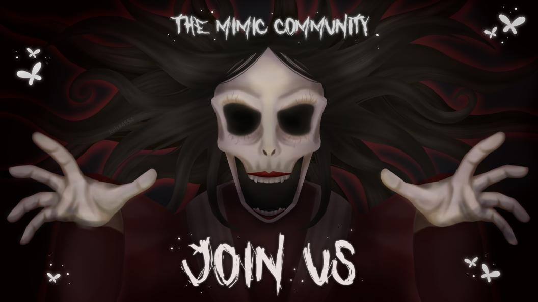 Discovery splash banner for The Mimic Community Discord server