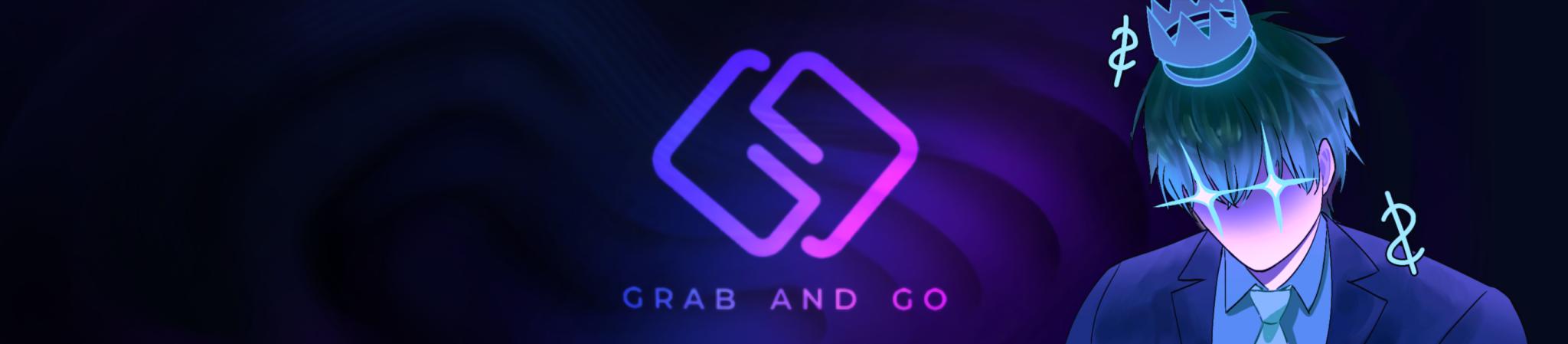 Discovery splash banner for Grab & Go™ Discord server
