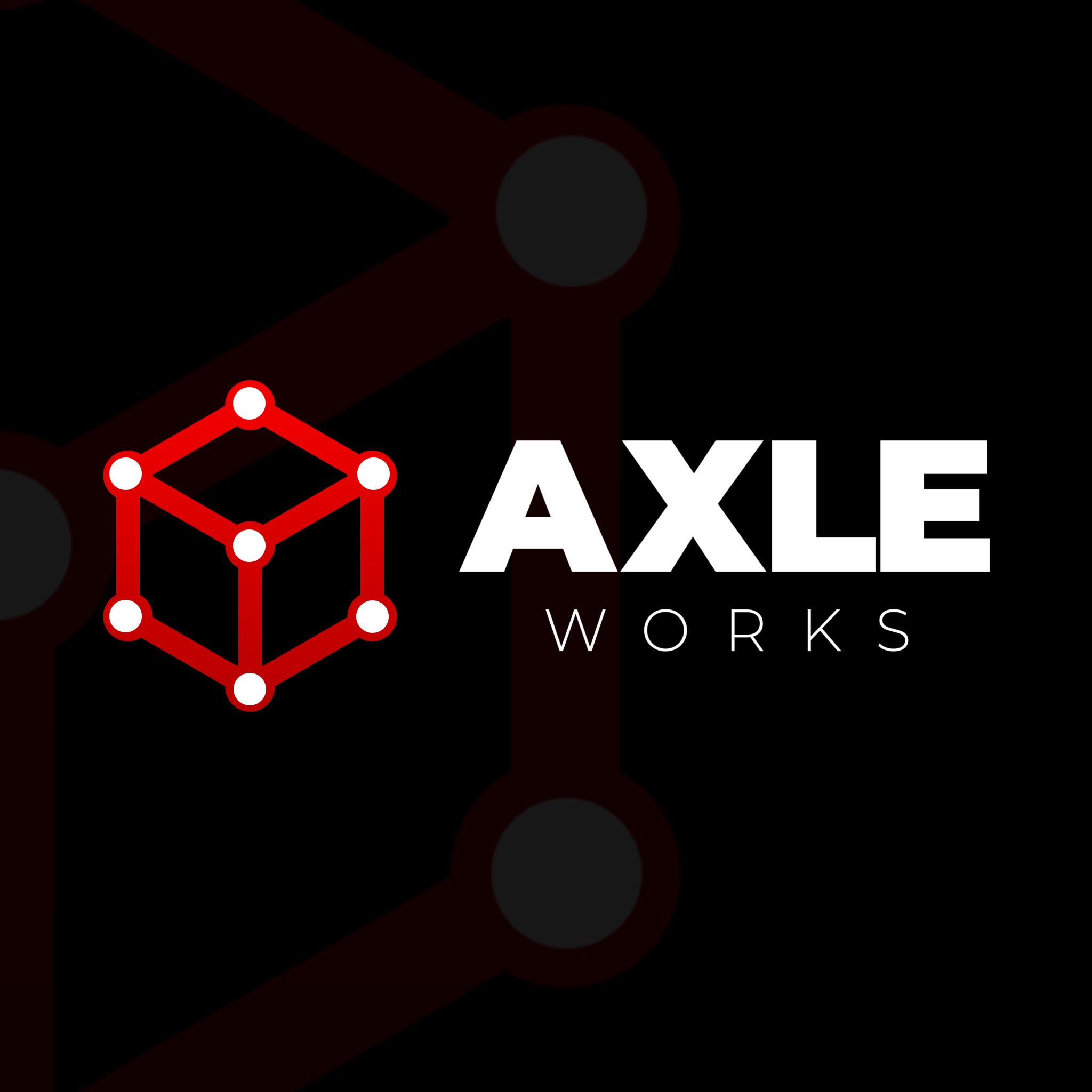 Discovery splash banner for AXLE Works - O futuro é agora! Discord server