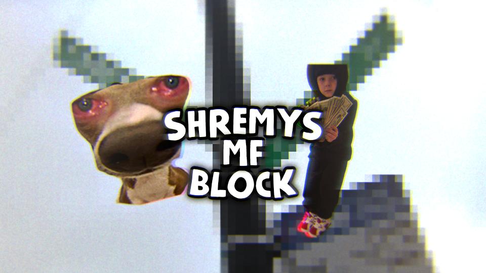 Discovery splash banner for Shremy's MF Block Discord server