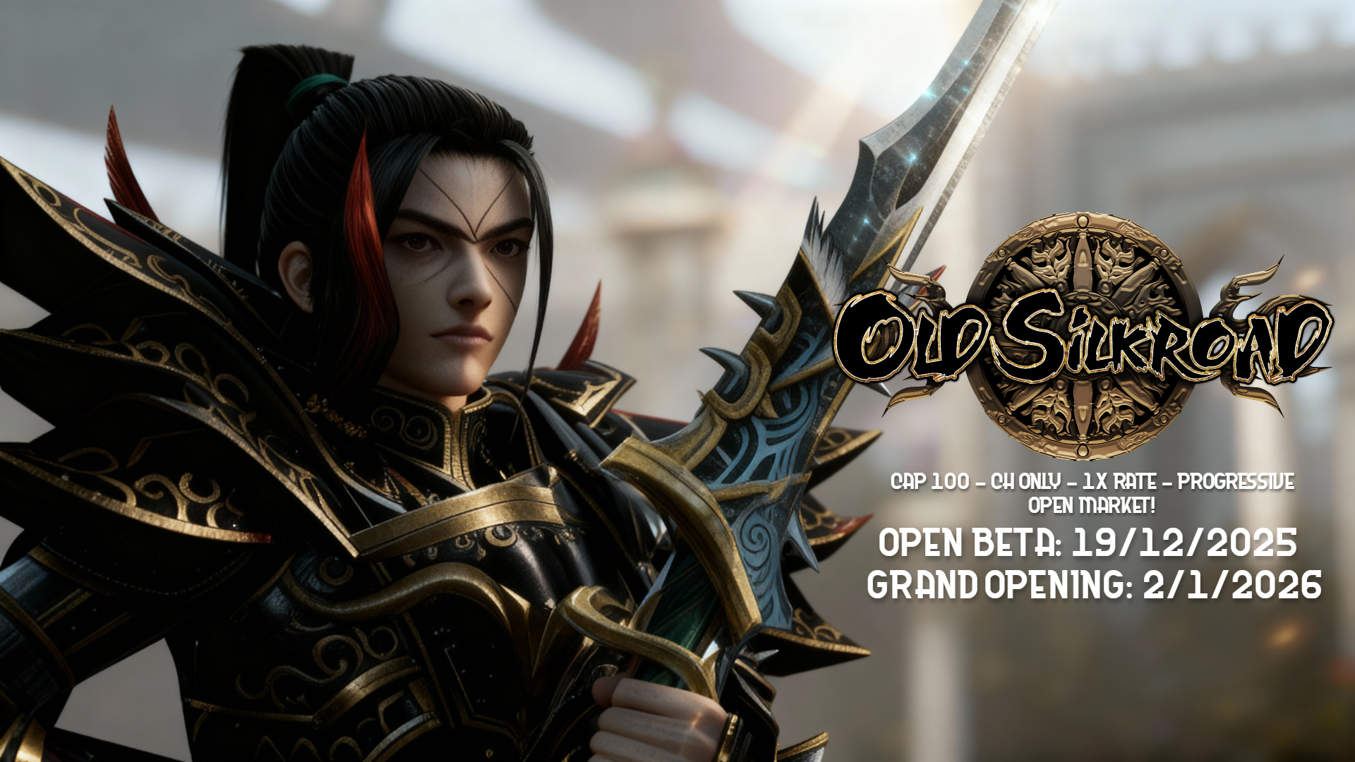 Discovery splash banner for Old Silkroad Discord server